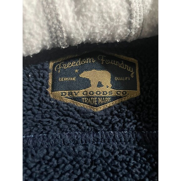 Freedom Foundry Boy's Jacket Small (7-8) Sherpa Fleece Lined Shirt Jacket Plaid - Picture 5 of 12